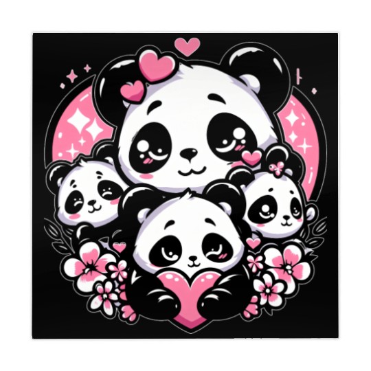 Panda Love Mahjong Mats