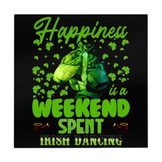happiness is a weekend spent irish dancing for li Mahjong Mats