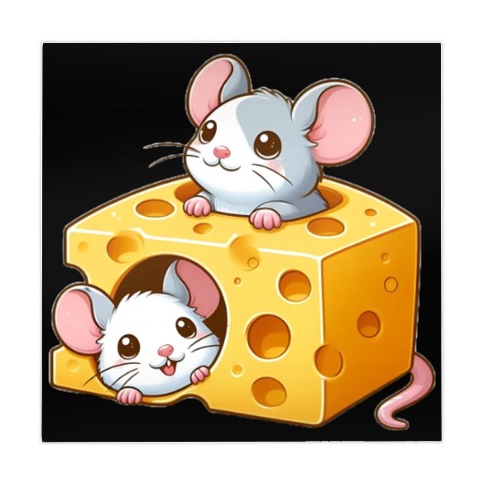 Cheese Dwelling Mice Mahjong Mats