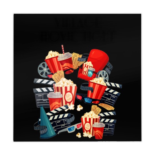Popcorn Vintage Movie Night Mahjong Mats