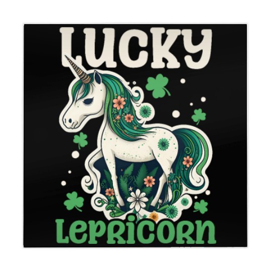 Irish Unicorn St Patricks Lucky Lepricorn Mahjong Mats