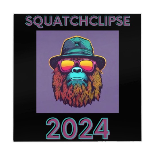 Just a Sasquatch enjoying the eclipse! Mahjong Mats