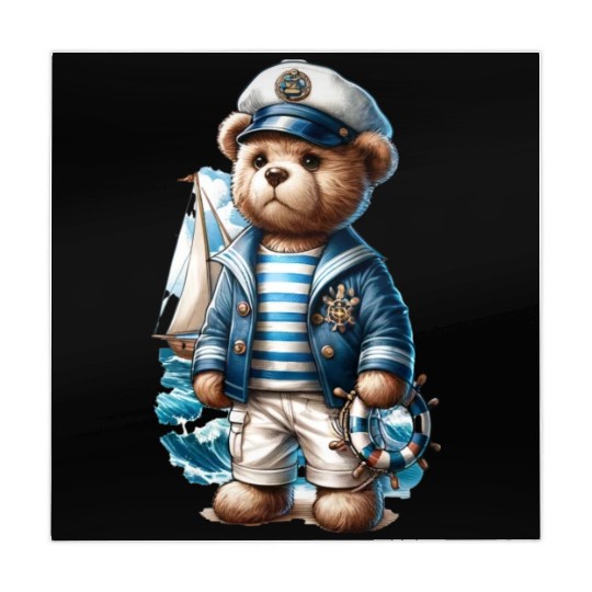 Adventurous Teddy Bear Sailing Mahjong Mats