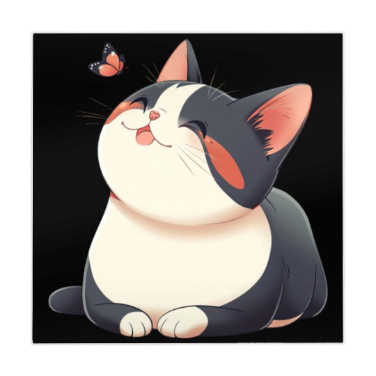Kawaii Cat and Butterfly Mahjong Mats