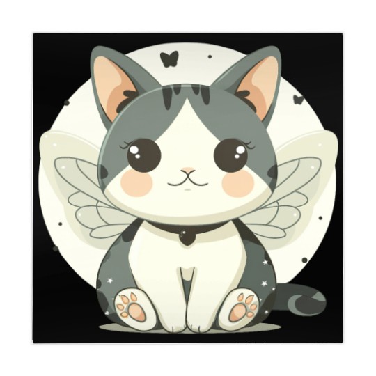 Kawaii Cat-Butterfly Mahjong Mats