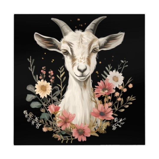 Goat Flowers Farmer Gift Mahjong Mats