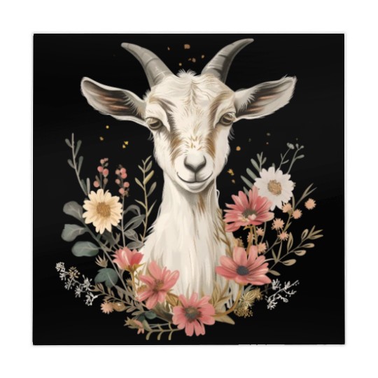 Goat Flowers Farmer Gift Mahjong Mats