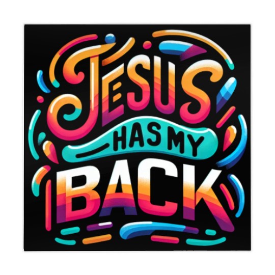 Jesus Has My Back 24 Mahjong Mats