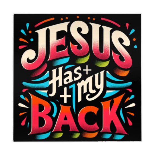 Jesus Has My Back 22 Mahjong Mats