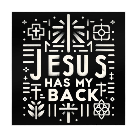 Jesus Has My Back 30 Mahjong Mats