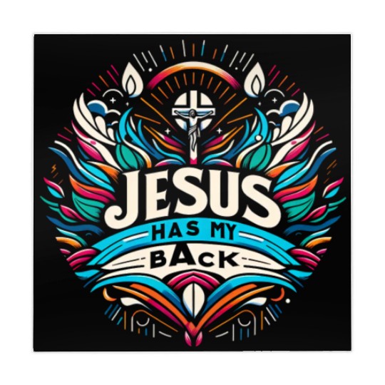Jesus Has My Back 27 Mahjong Mats