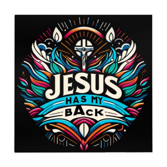 Jesus Has My Back 27 Mahjong Mats