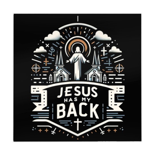 Jesus Has My Back 28 Mahjong Mats