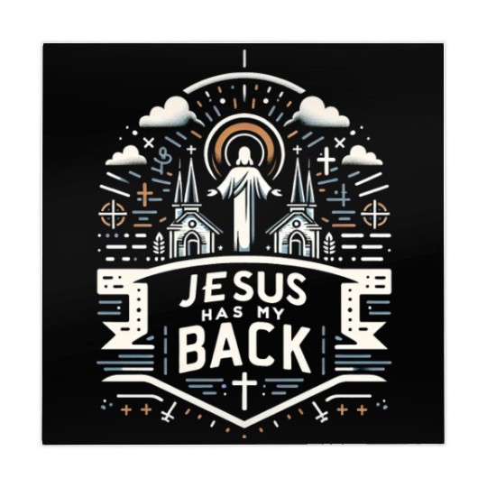 Jesus Has My Back 28 Mahjong Mats