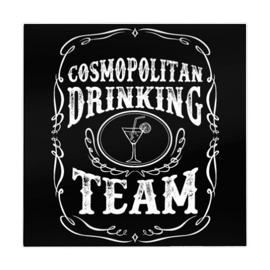 Cosmopolitan Drinking Team Cocktail Drinks Funny Mahjong Mats