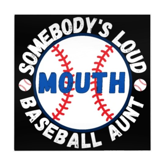 Somebody's Loud Mouth Baseball Aunt Mahjong Mats