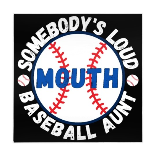 Somebody's Loud Mouth Baseball Aunt Mahjong Mats