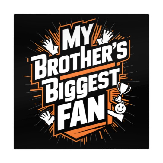 My Brother s Biggest Fan - baseball sister gift Mahjong Mats