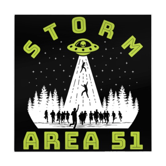 Alien Hunter Storm Area 51 Meme Mahjong Mats