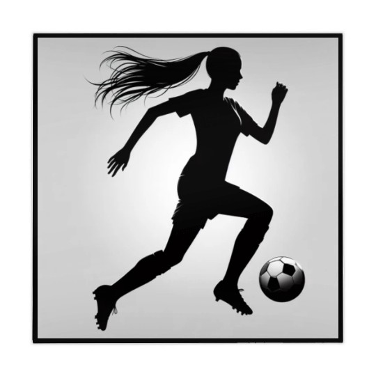 Soccer player running with ball Mahjong Mats