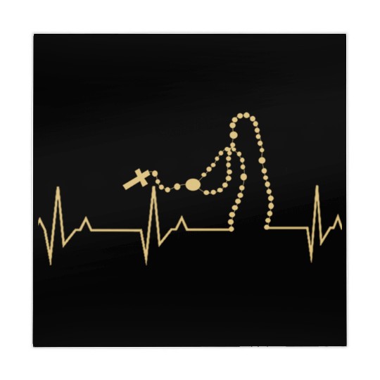 Roman Catholic Rosary Virgin Mary Chaplet Design Mahjong Mats