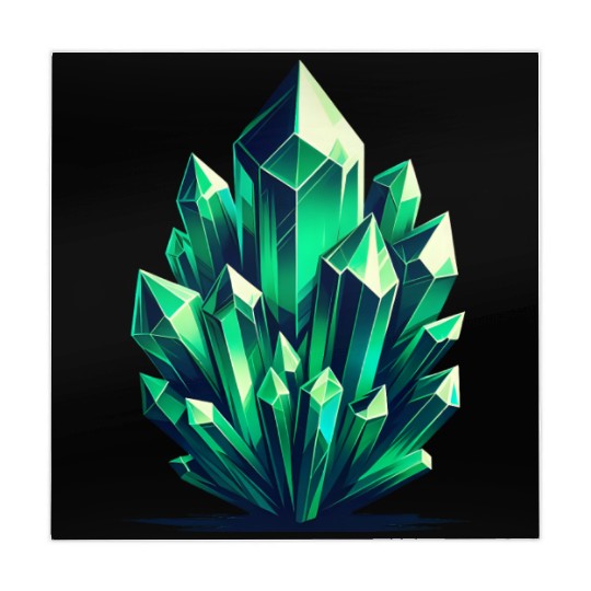 Emerald Crystal Fragments Mahjong Mats