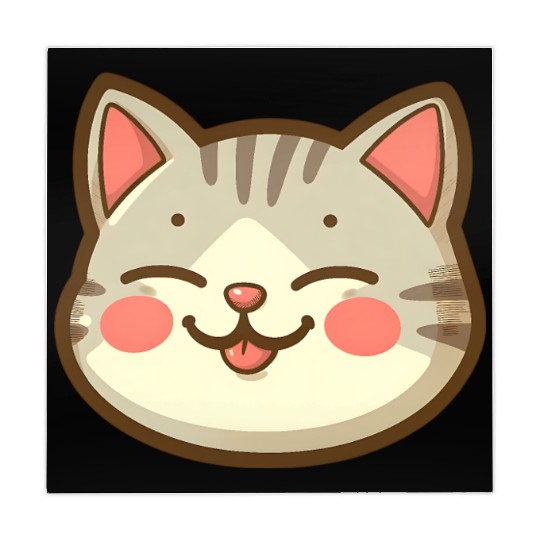 Cool Cat Vibes: Feline Face Mahjong Mats