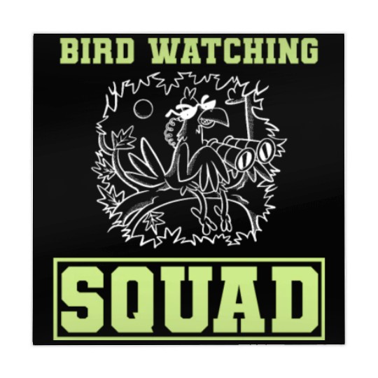 Funny Bird Watcher Ornithologist Mahjong Mats