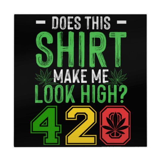 Uproarious 420 Good Herb Weed Marijuana Design Mahjong Mats