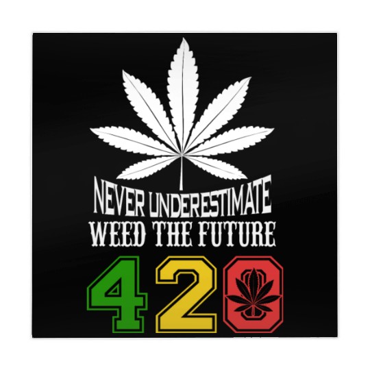 Chuckling 420 Future of Herb Weed Marijuana Design Mahjong Mats