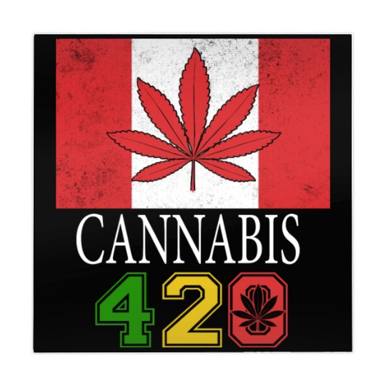 Comical 420 Celebrate Herb Weed Marijuana Design Mahjong Mats