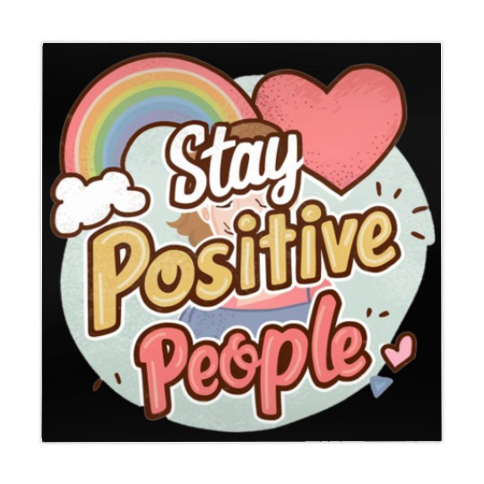 Stay positive people Mahjong Mats