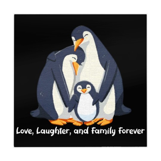Penguin Family Mahjong Mats