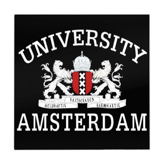 Amsterdam University Emblem A Legacy of Excellence Mahjong Mats