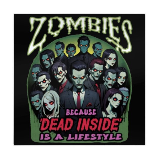 Zombies, because dead inside is a lifestyle! Mahjong Mats