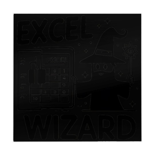 excel wizard funny accountant and bookkeeper gift Mahjong Mats