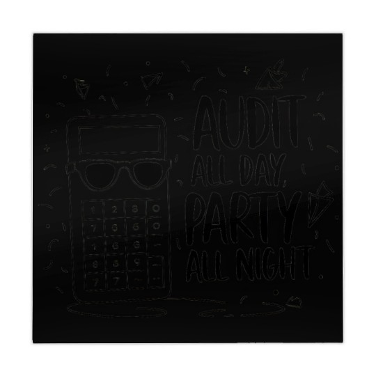 audit all day party all night funny accountant gif Mahjong Mats