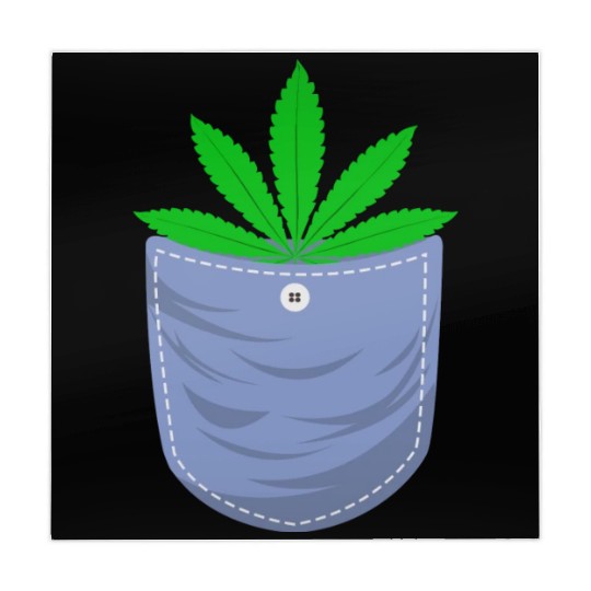 Jesting 420 Pocket Of Herb Weed Marijuana Design Mahjong Mats