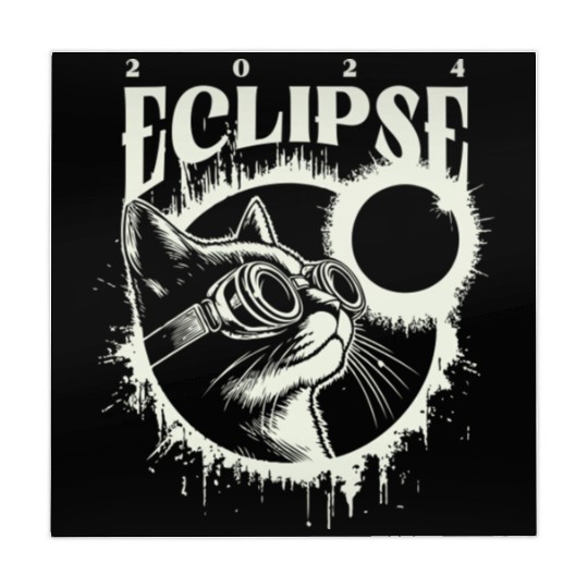 Total Solar Eclipse 2024 Vintage Eclipse Lover Mahjong Mats
