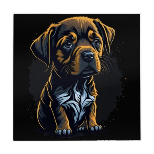 sad dog Mahjong Mats