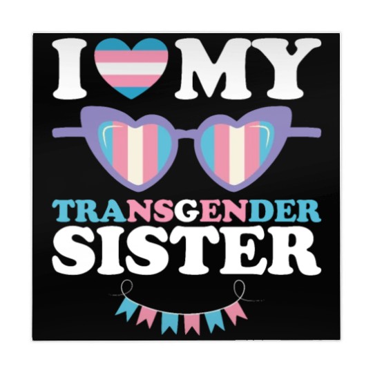 I Love My Transgender Sister Family Trans LGBTQ Mahjong Mats