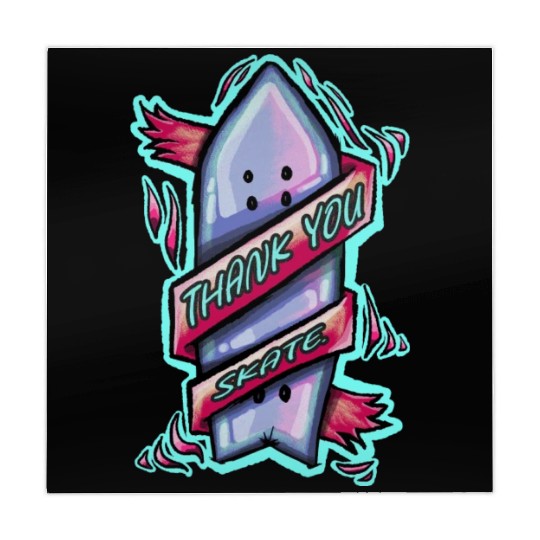 Thank you Skateboarding Mahjong Mats