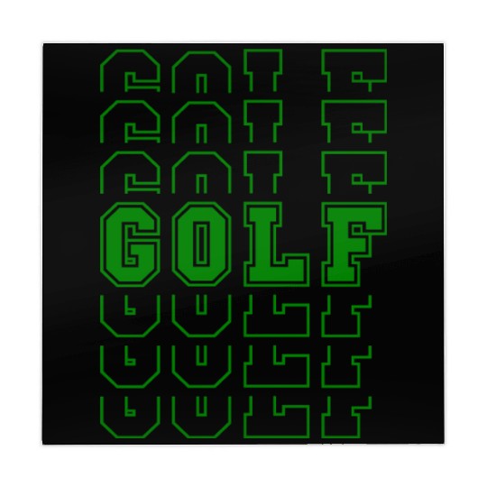Golf Sport Multi Word Style Mahjong Mats