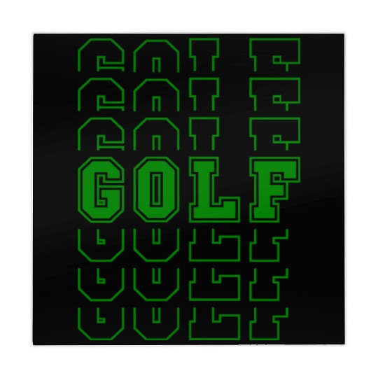 Golf Sport Multi Word Style Mahjong Mats