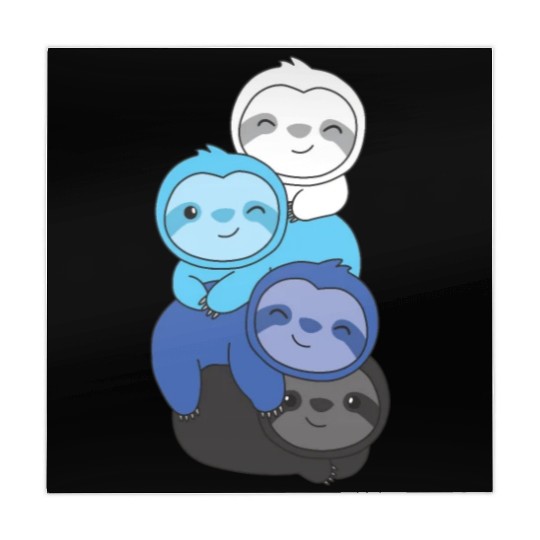 Transmasc Flag Pride Lgbtq Cute Sloth Mahjong Mats