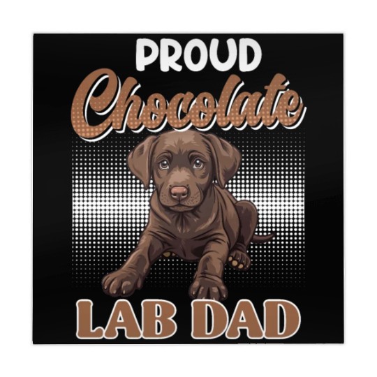 Labrador Owner PROUD CHOCOLATE LAB LAB DAD Mahjong Mats