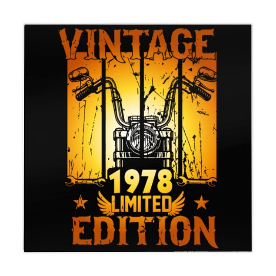 Vintage 1978 Limited Edition, Motorcycle Lover Mahjong Mats