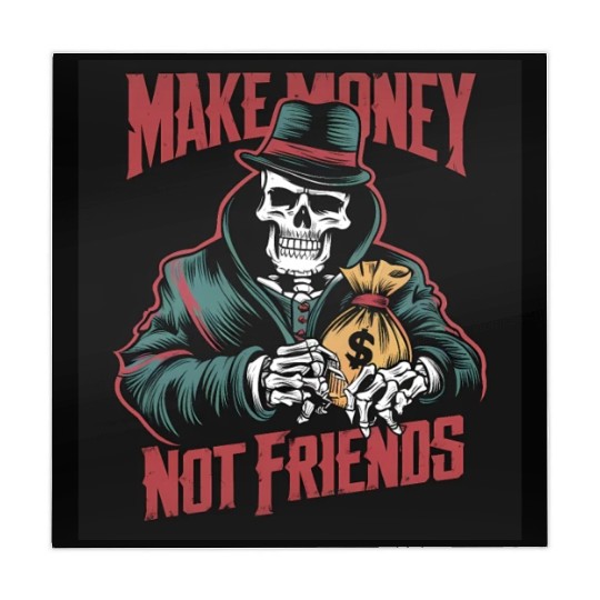 Make Money Not Friends Mahjong Mats