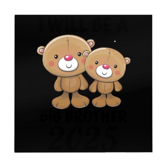 I'm Going To Be A Big Brother 2025 Teddy Bear Mahjong Mats