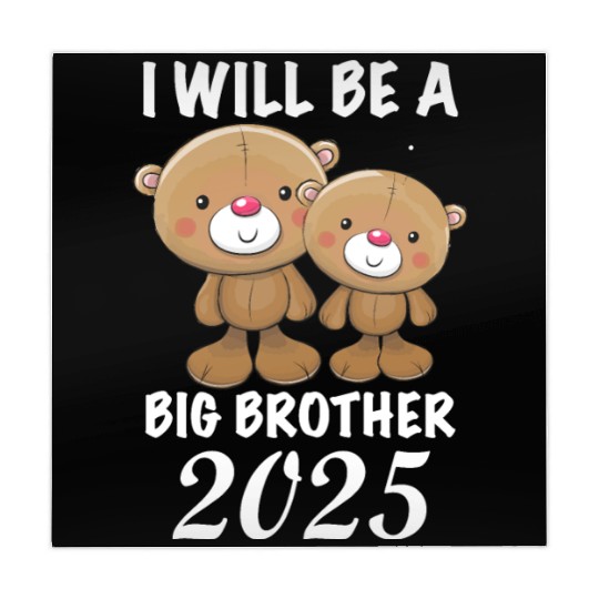 I'm Going To Be A Big Brother 2025 Teddy Bear Mahjong Mats